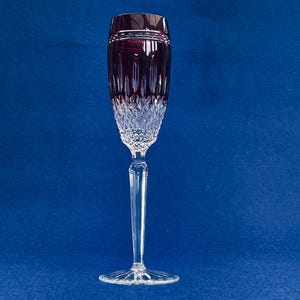 Waterford Ruby Clarendon Champagne Glass - Multiple Available
