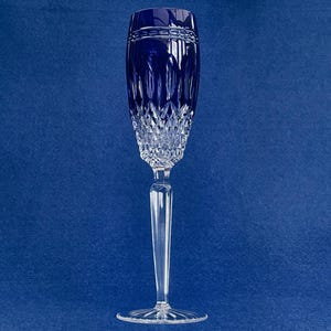 Waterford Blue Clarendon Champagne Glass - Multiple Available