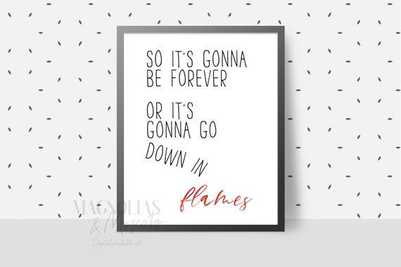 Blank Space Lyrics Taylor Swift Print Taylor Swift 19 Etsy