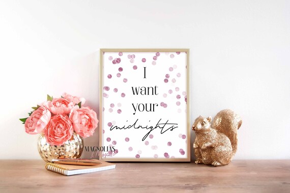 New Years Day Lyrics Taylor Swift Reputation Plain Confetti Metallic Confetti Versions Digital Printable Wall Art Instant Download