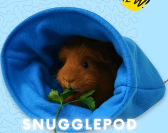 SnugglePod - Guinea Pig Fleece Cuddle Sack: Stay Open Snuggle Pouch
