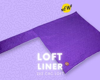 Loft and Ramp Fleece Liner for 2x2 C&C Cage Loft | Custom Fit Options Available