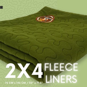 2x4 Guinea Pig Fleece Cage Liner: 5-Layer Waterproof Bedding