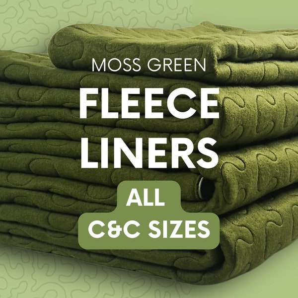 GuineaQueen® Moss Green C&C Guinea Pig Fleece Cage Liner I All sizes + Custom in our Shop