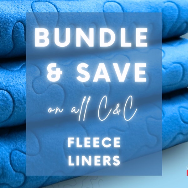 GuineaQueen® BUNDLE OFFER 2x any C&C size Guinea Pig Fleece Cage Liner