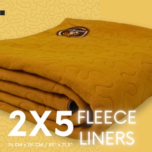 2x5 Guinea Pig Fleece Cage Liner: 5-Layer Waterproof Bedding