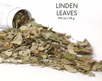 Linden Leaves for Guinea Pigs, Rabbits & Small Pets | 100% Natural Dried Forage | Calming Leaf Treat