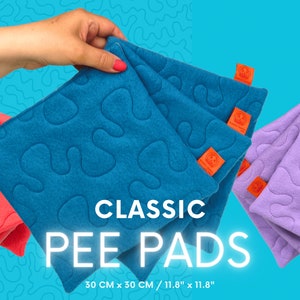 Empapador de vellón clásico de 5 capas - GuineaQueen® - Empapador de orina para cobayas, erizos y mascotas pequeñas - Absorbente e impermeable