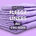 see more listings in the Fleece Liners by Colors section