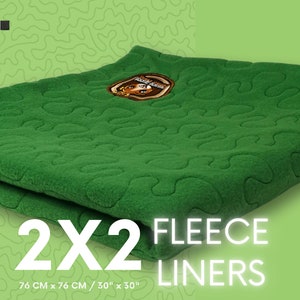 2x2 Guinea Pig Fleece Cage Liner: 5-Layer Waterproof Bedding