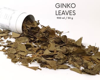Ginkgo Leaves for Guinea Pigs, Rabbits & Small Pets | 100% Natural Dried Forage | Ancient Leaf Treat