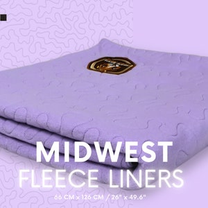 MidWest Guinea Pig Fleece Cage Liner: Waterproof 5-Layer Bedding (26&#39;&#39; x 49.6&#39;&#39;)