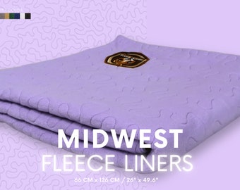 MidWest Guinea Pig Fleece Cage Liner: Waterproof 5-Layer Bedding (26'' x 49.6'')