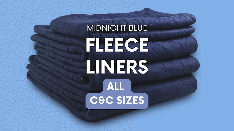 GuineaQueen® Midnight Blue C&C Guinea Pig Fleece Cage Liner I All sizes Custom in our Shop image 1