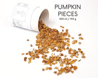 Pumpkin Pieces for Guinea Pigs, Rabbits & Small Pets | 100% Natural Dried Pumpkin | Healthy Vegetable Treat