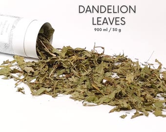 Dandelion Leaves for Guinea Pigs, Rabbits & Small Pets | 100% Natural Dried Forage | Meadow Leaf Treat