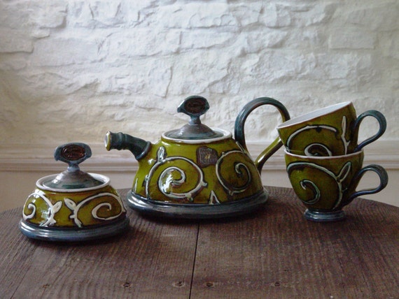 Cute Christmas Gift Cute Ceramic Teapot, Colorful Tea Serving Pot, Wheel  Thrown Pottery Tea Pot, Handmade Tea Kettle 