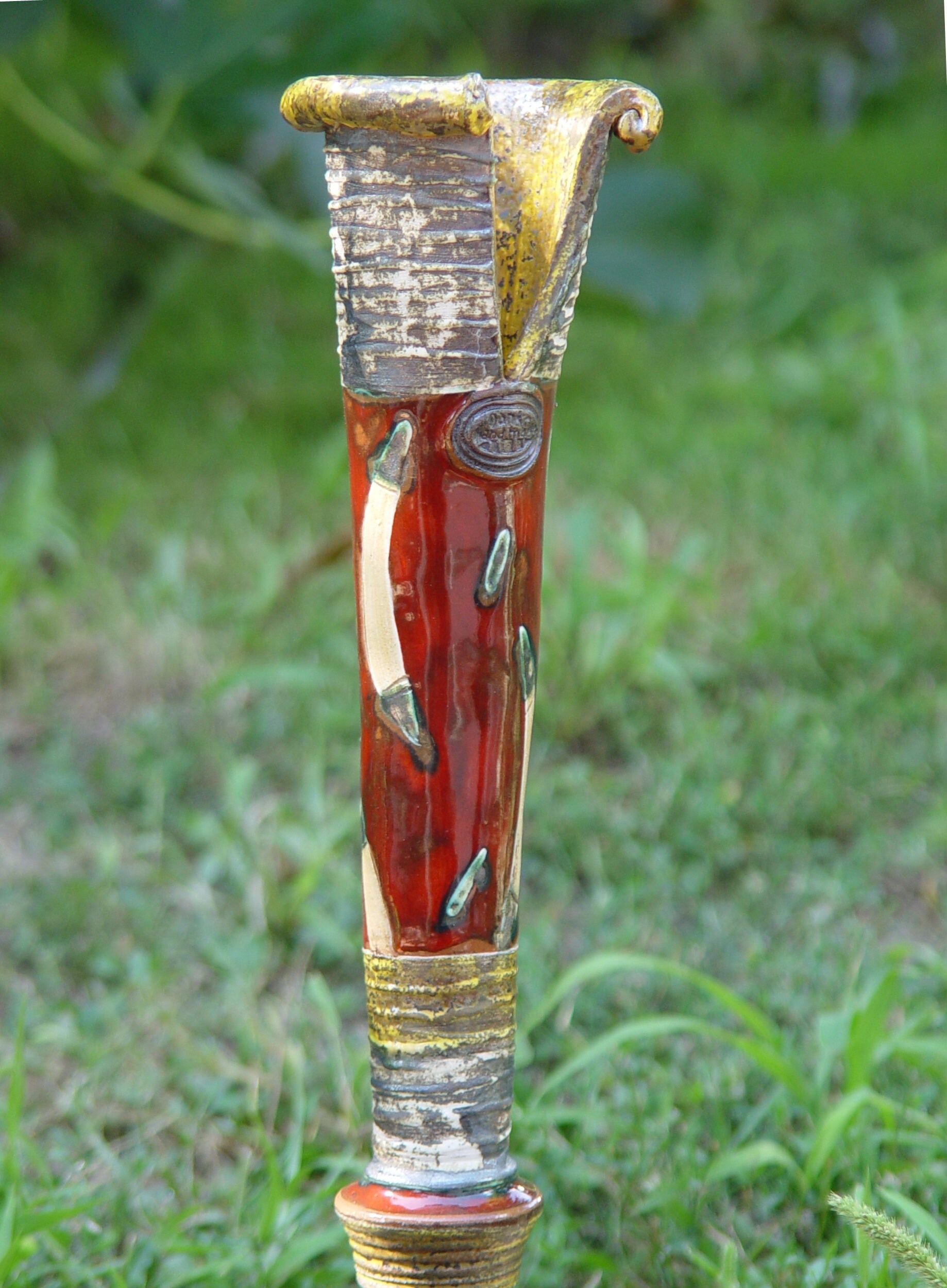 Ceramics and Pottery Vase, Handmade Flower Vase, Slim Vase, Home Decor