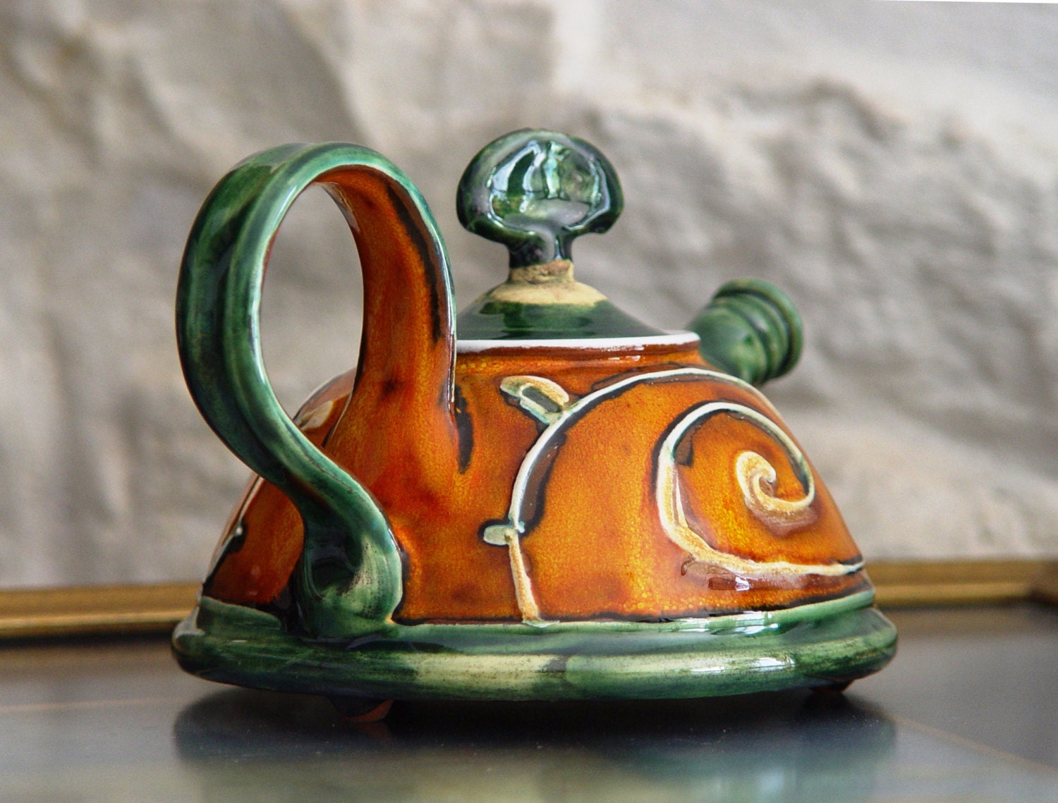 Ceramic Serving Teapot, Small Pottery Tea Pot. Kitchen Decoration, Home  Decor, Handmade Pottery, Ceramic art, Unique Pottery Teapot, Danko