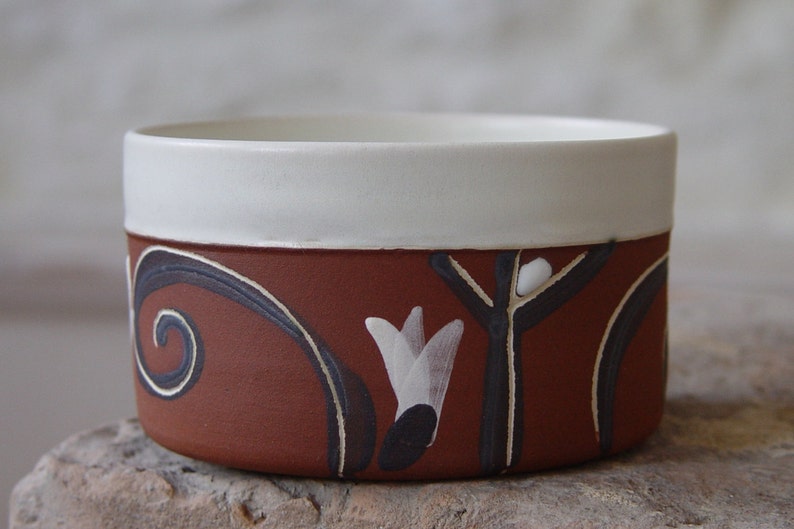 Handmade Stoneware Serving Bowl Unique Wedding or Housewarming Gift Kitchen Decor 3 Sizes Available image 3