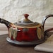 Unique Pottery teapot. Wheel Thrown Ceramic Teapot. Clay Tea Pot, Danko Pottery, Artistic Pottery, Handmade Clay Art, Earthenware Teapot 