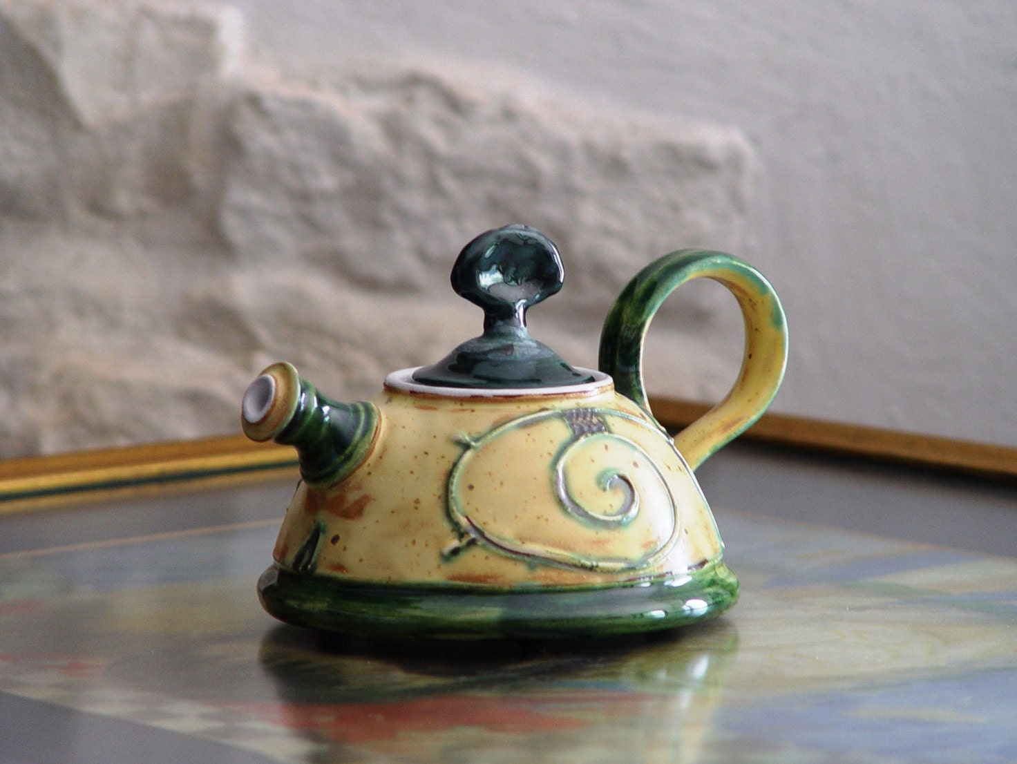 Ceramic Serving Teapot, Small Pottery Tea Pot. Kitchen Decoration, Home  Decor, Handmade Pottery, Ceramic art, Unique Pottery Teapot, Danko