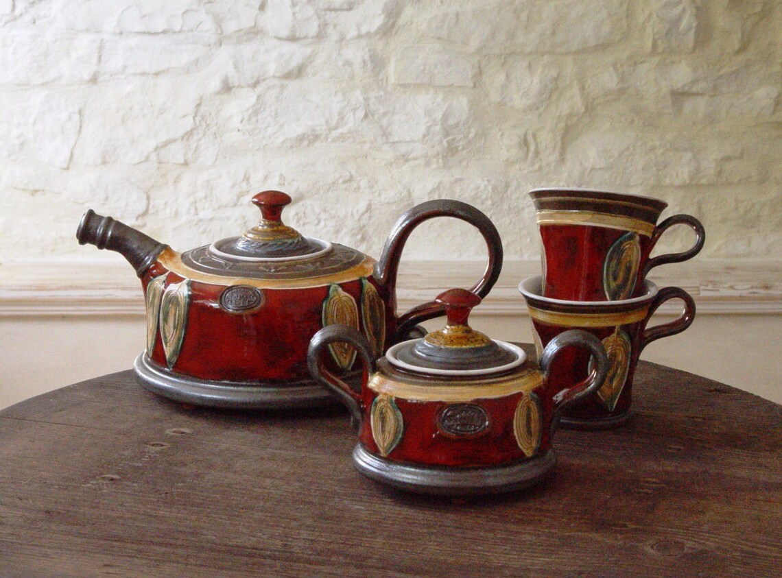 Unique Pottery Teapot. Wheel Thrown Ceramic Teapot. Clay Tea Etsy