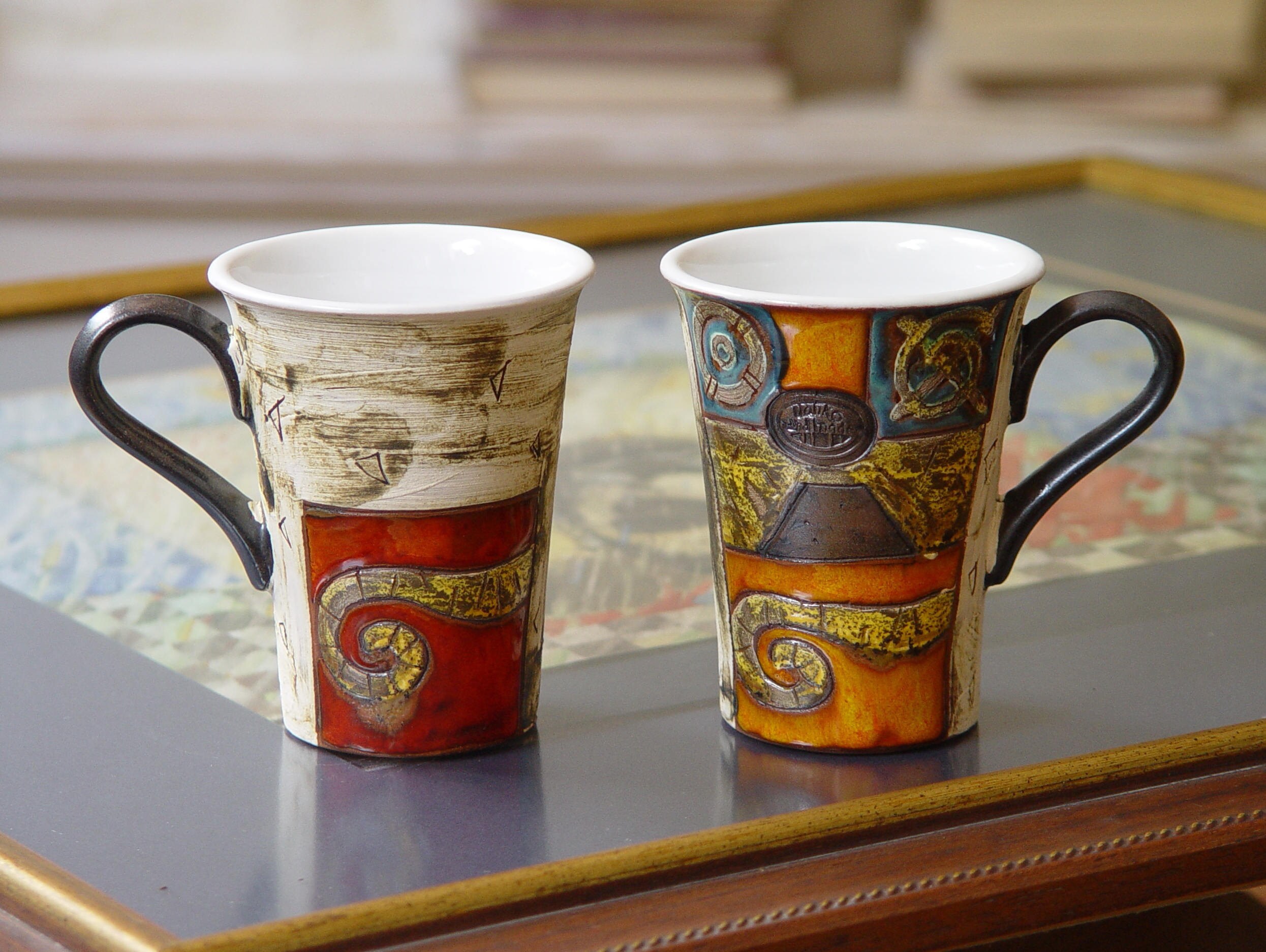 Handmade Earthenware Pottery Mug Coffee Cup Tea Cup Ceramic Mug