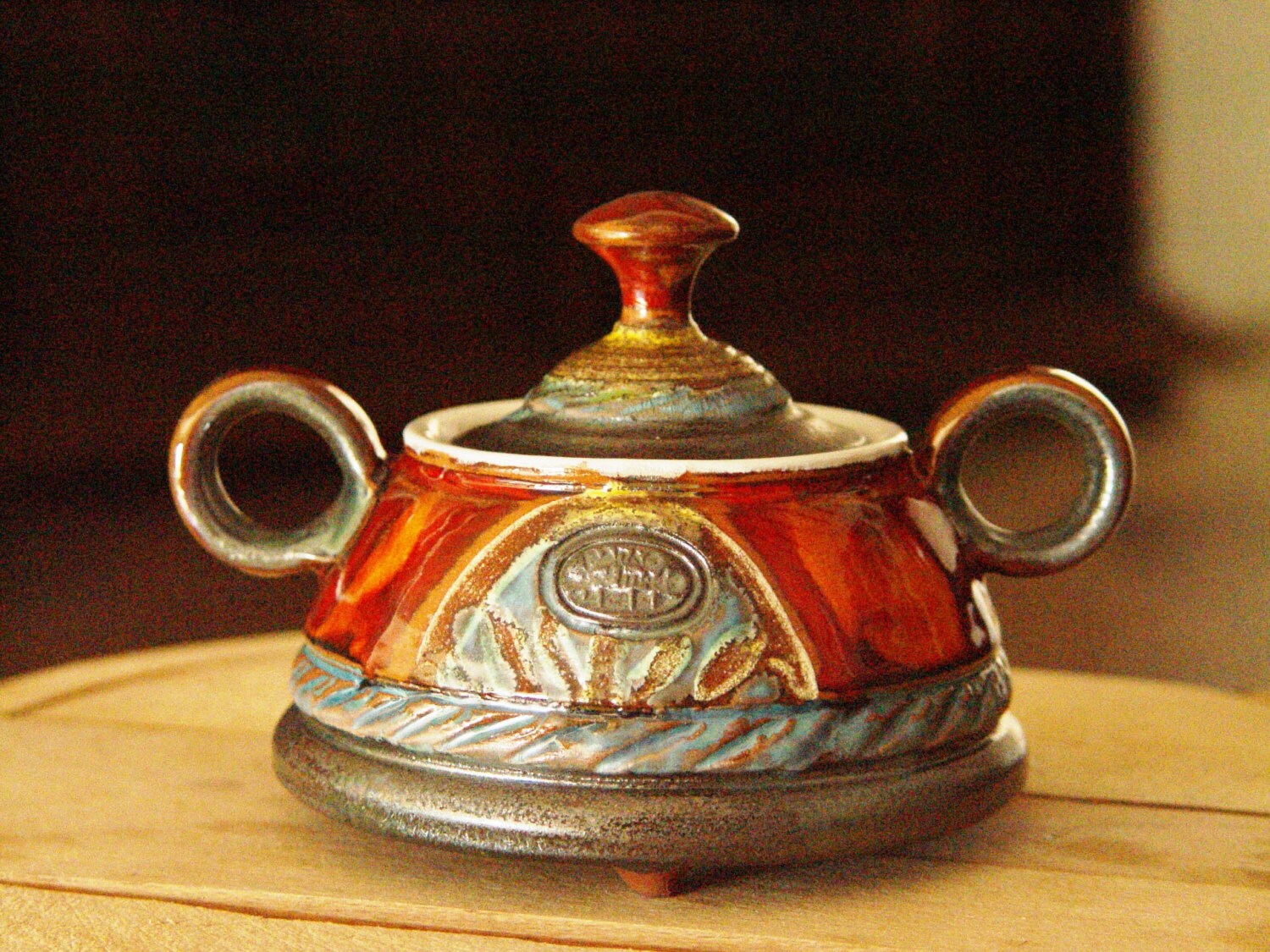 Mother's Day Gift Pottery Sugar bowl, Ceramic bowl. Sugar basin, Clay