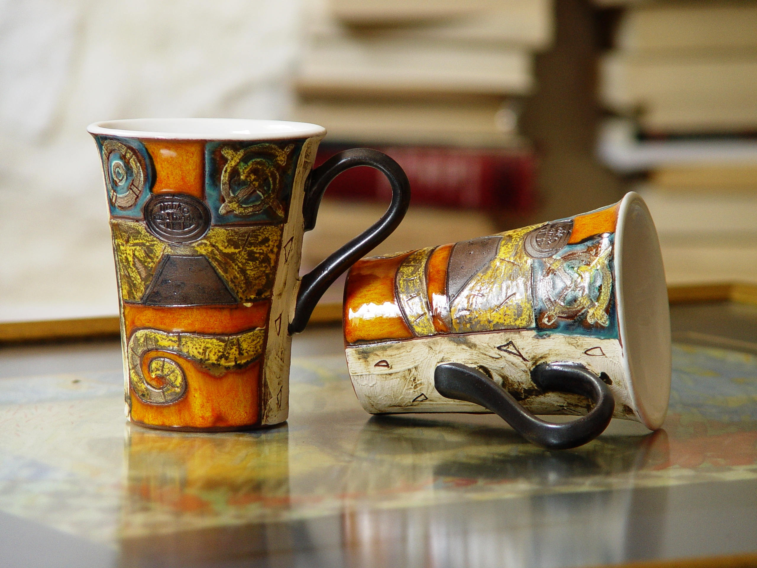 Handmade Earthenware Pottery Mug Coffee Cup Tea Cup Ceramic Mug