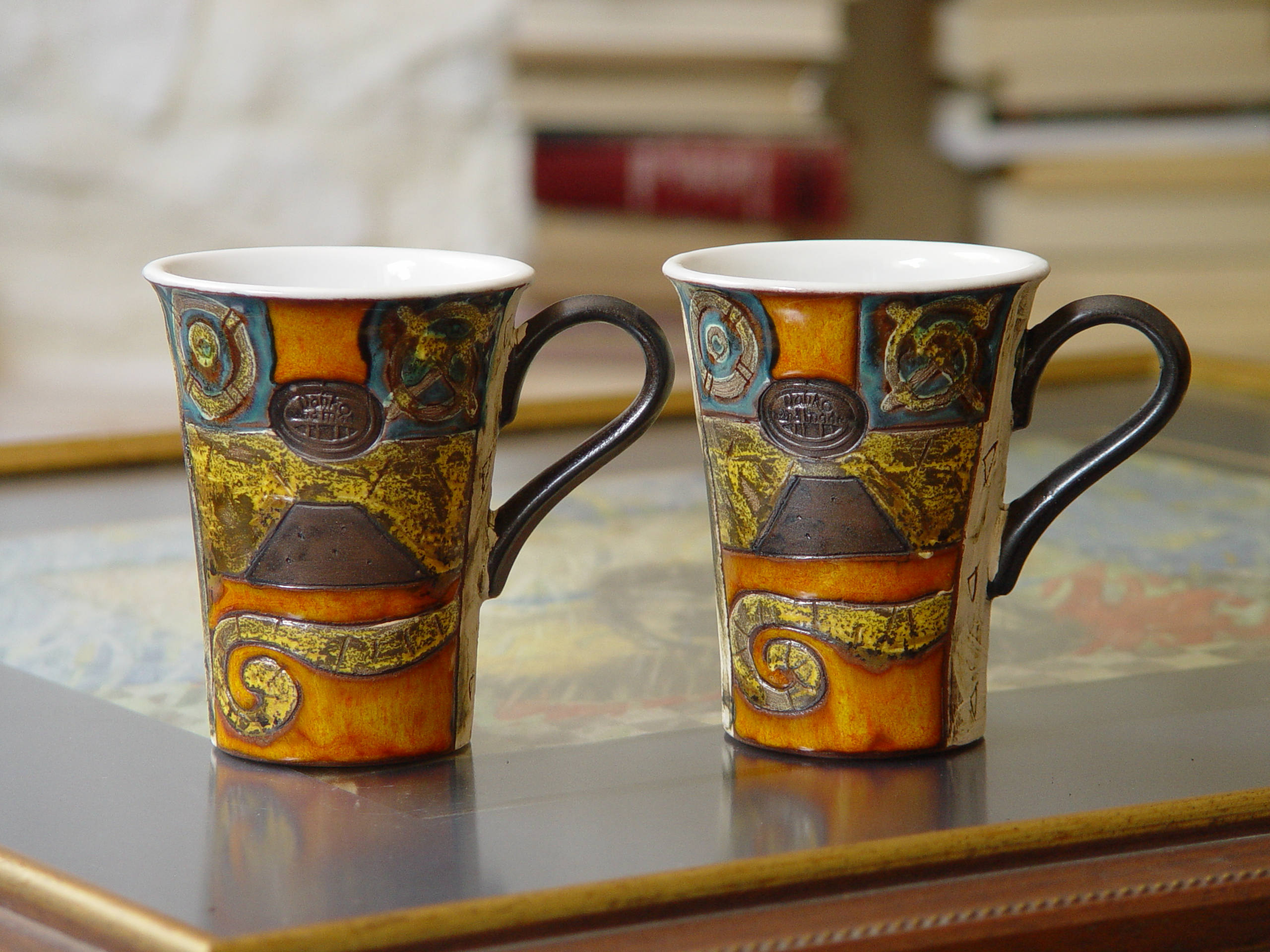 Handmade Earthenware Pottery Mug Coffee Cup Tea Cup Ceramic Mug Wheel Thrown Pottery