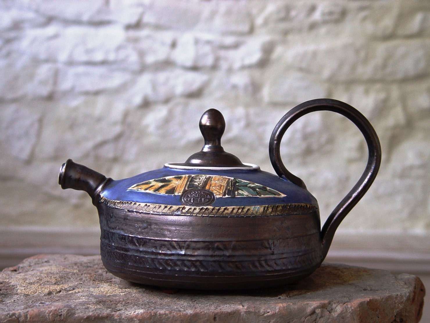 Ceramic Serving Teapot, Small Pottery Tea Pot. Kitchen Decoration, Home  Decor, Handmade Pottery, Ceramic art, Unique Pottery Teapot, Danko