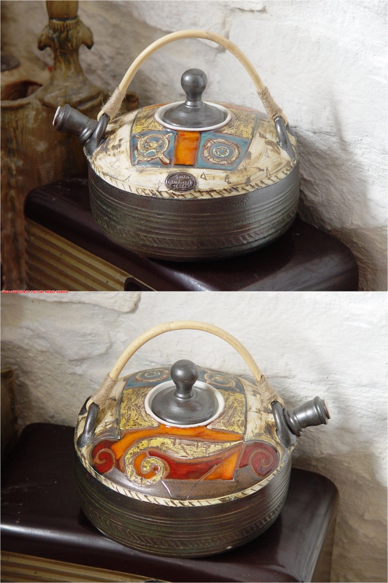 Handmade Ceramic Teapot. Wheel Thrown Tea Pot Hot Water Jug Etsy