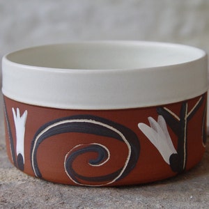 Handmade Stoneware Serving Bowl Unique Wedding or Housewarming Gift Kitchen Decor 3 Sizes Available image 2