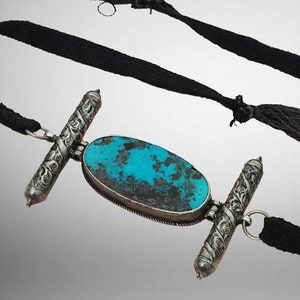 Antique Amulet Bazu band armlet bracelet  Talisman med Silver Pendant Jewelry   bazuband from Nepal Tibet 21/A