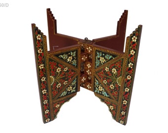50 cm Egyptian Moroccan  Table stand Folding Table Base Carved Wooden oriental Coffee Tea table Selectable hand painted MGL/50