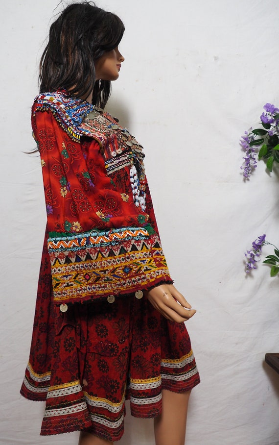 antique hand embroidered nomadic Kuchi Ethnic  we… - image 4