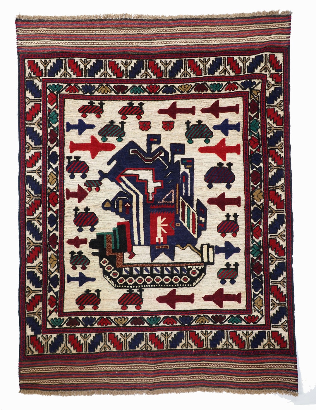 Millitary Rugs 182 X 135 Cm (71,6