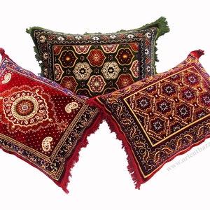 80x58 cm handmade orient Afghan nomad rug seat cushions floor cushion pillow Turkmen 1001 night  (including filling  )
