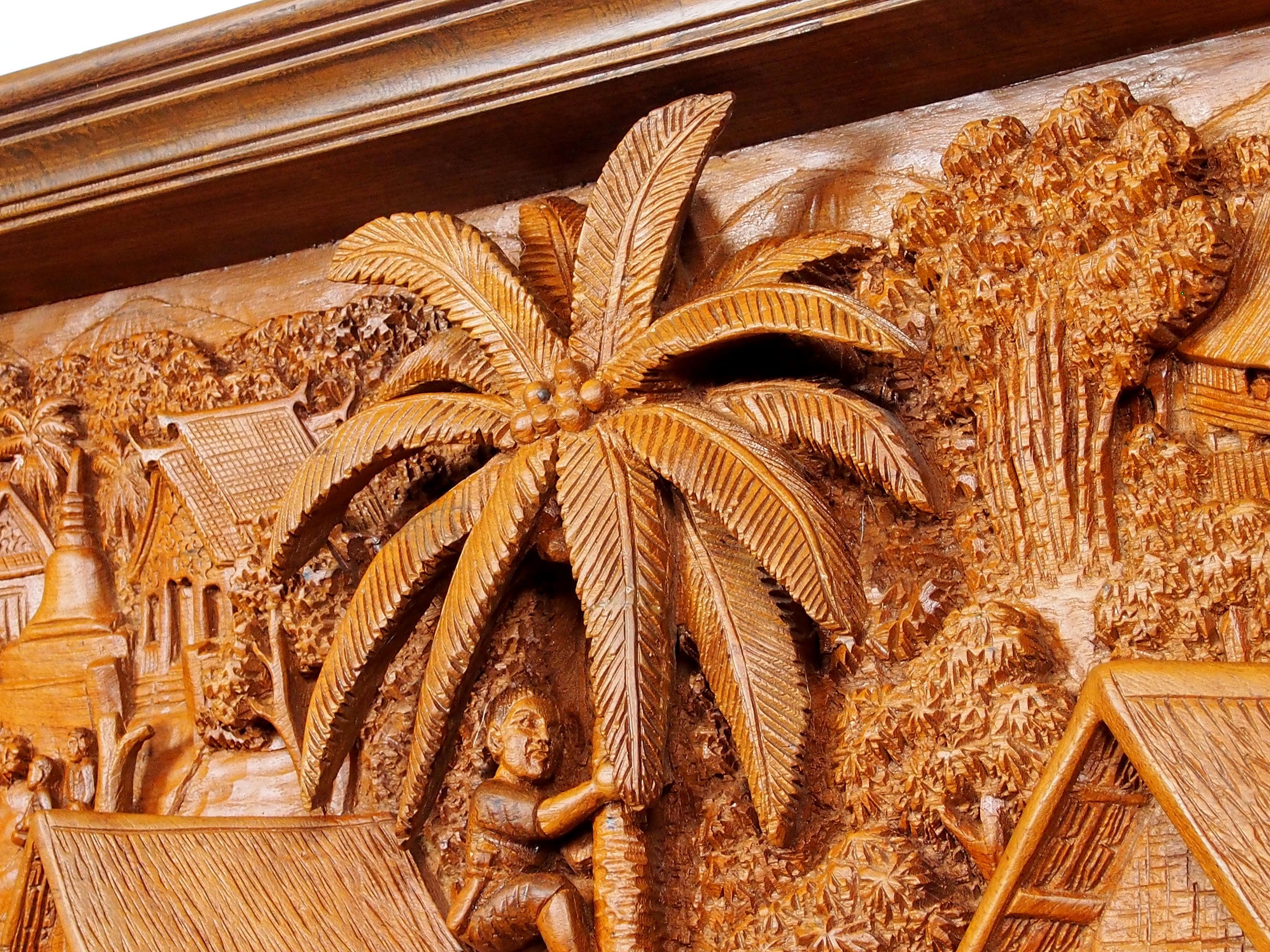 木彫　インドネシア　ラーマーヤナ 木彫り 一刀彫 ラーマーヤナ シータ 2体 2対バリ島 インドネシア