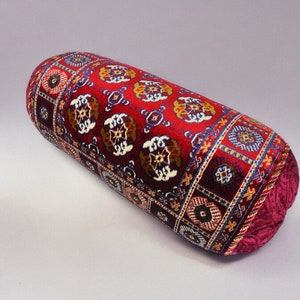 70x25 cm orient Afghan nomad rug  cushions  Roll pillow cushion  Turkmen 1001 night  BOLSTER  (Bukhara motif)