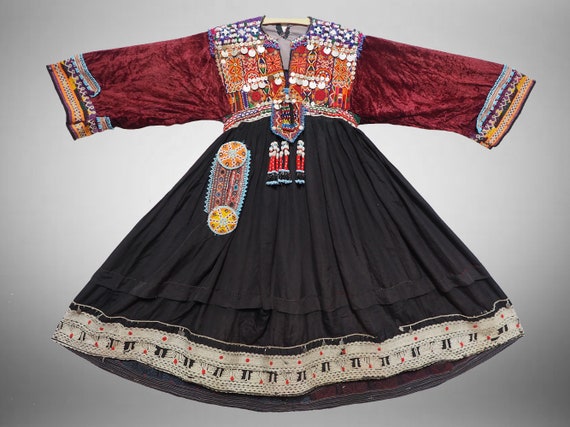 antique hand embroidered nomadic Kuchi Ethnic wed