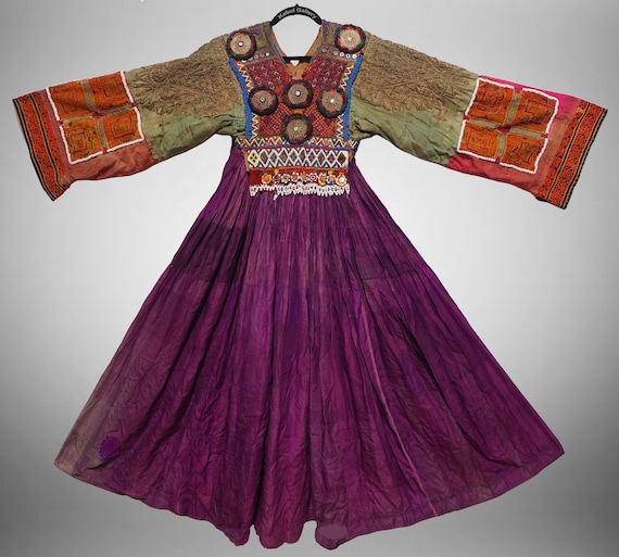 antique hand embroidered nomadic Kuchi Ethnic wed