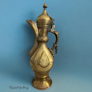 Antique Central Asian Brass Teapot Ewer 19th century Bukhara - Samarkand No:20/A