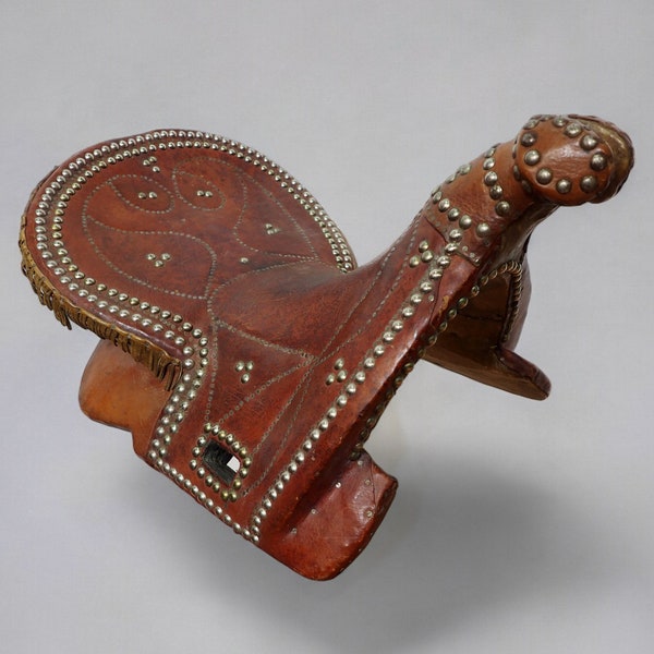 Rare Antique islamic Turkman Buzkashi horse Saddle from Afghanistan turkmenistan No:ULM/1