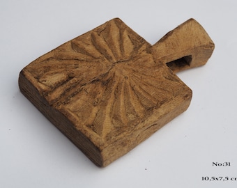 antiguo amuleto de madera islámica animal amuleto protector de cabra amuleto swat valle amuleto protector Waziristán pakistán Nuristán Afganistán