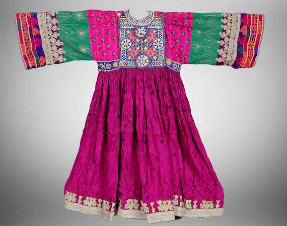 antique hand embroidered nomadic Kuchi Ethnic  wed