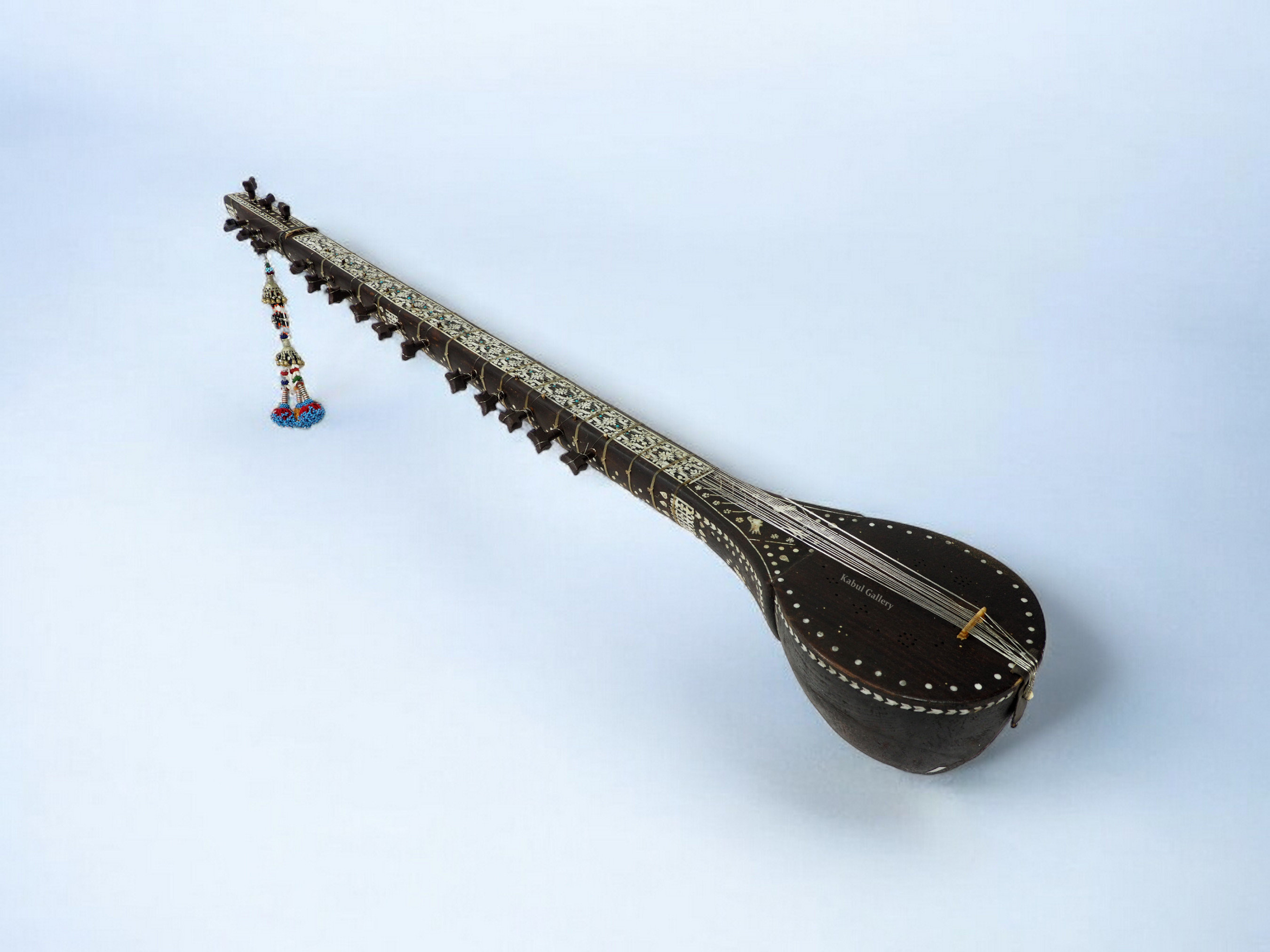 Antique Original Afghan Folk Music Instrument Tambur Tanbur