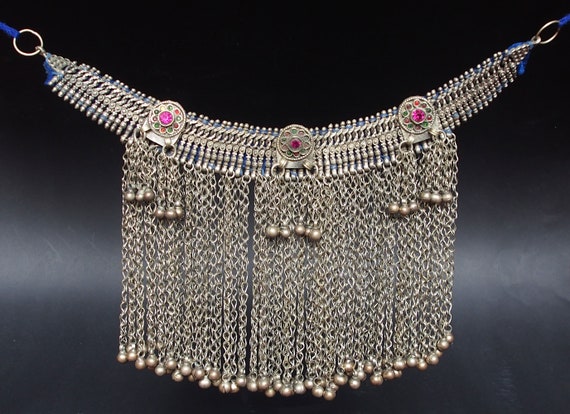 Antique Vintage  Afghan Boho wedding Necklace vil… - image 2