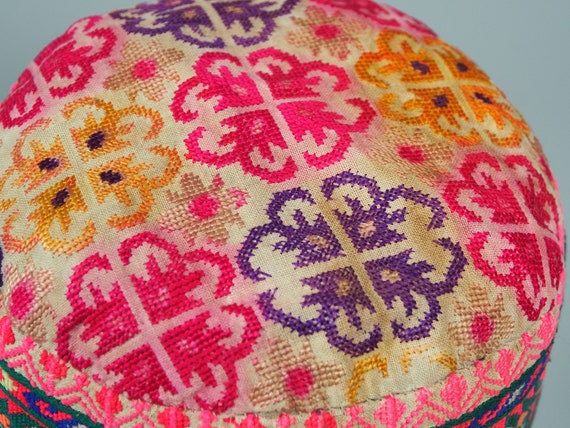 アンティーク スワット地方 手刺繍 クッションカバー パキスタン